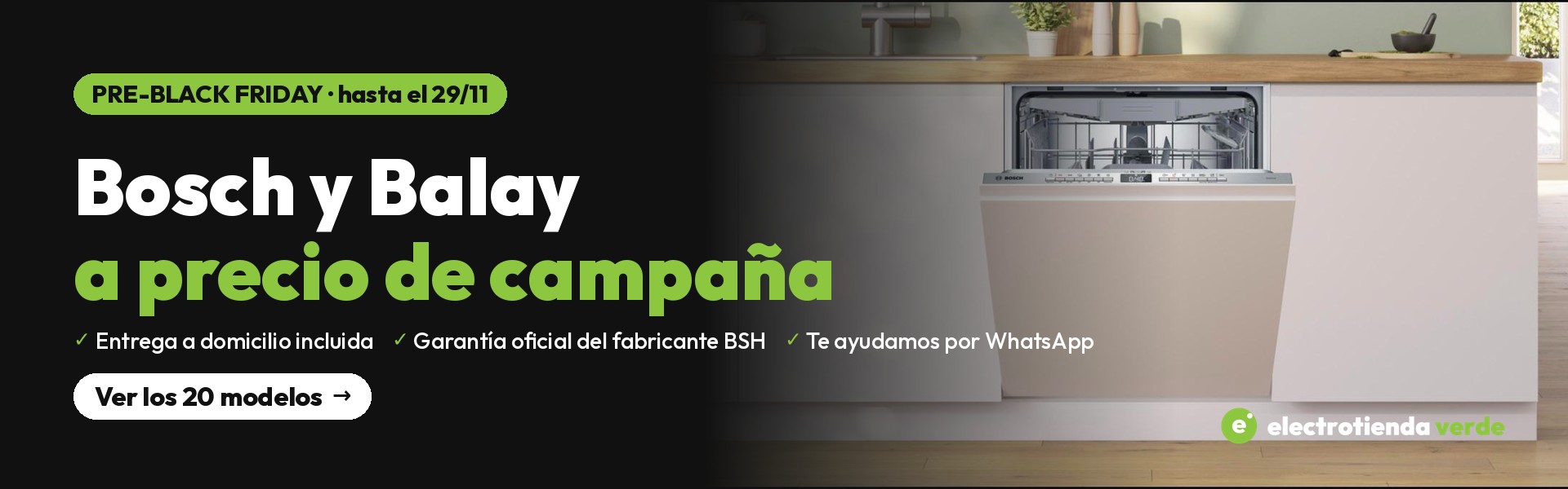 Pre-Black Friday Bosch y Balay